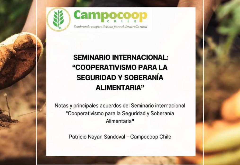 Seminario internacional: “Cooperativismo para la Seguridad y Soberanía Alimentaria”